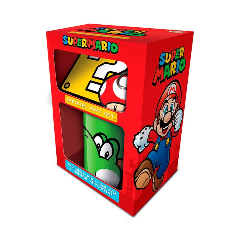 Pack regalo taza llavero Super Mario Nintendo